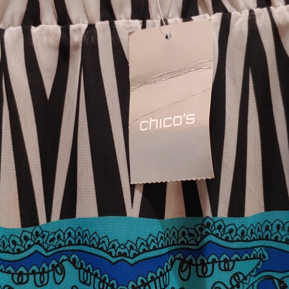 Chicos Patchwork Tiered Maxi - image 2